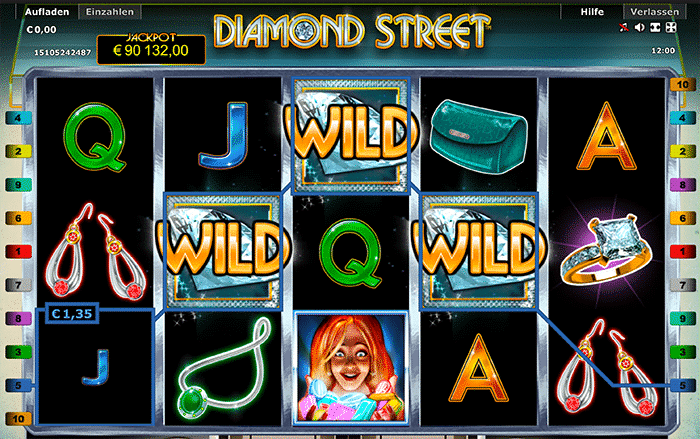 diamond street novoline