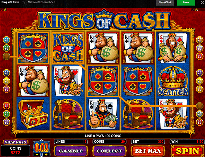 kings of cash microgaming