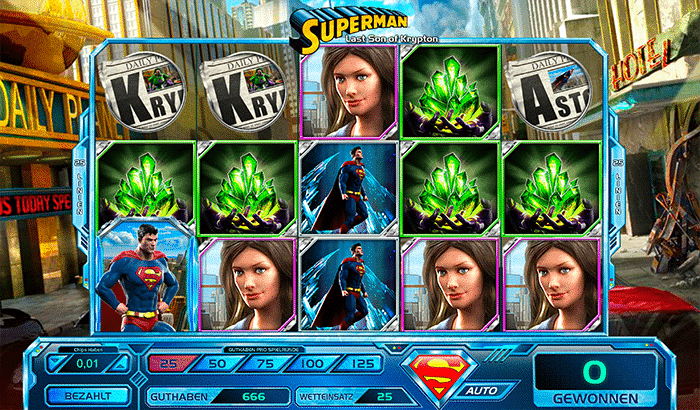 superman last son of krypton spielautomat